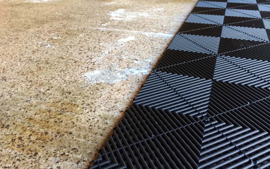 Close up view of swiss trax flooring Close Up View Of Swiss Trax Flooring
