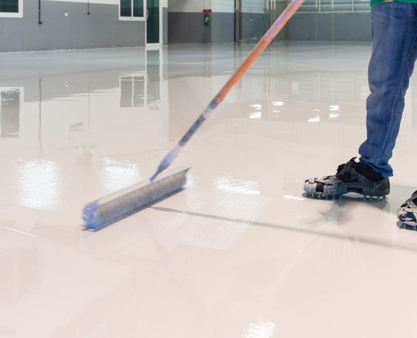 Polyurea Floor Coating installation Polyurea Floor Coating Installation